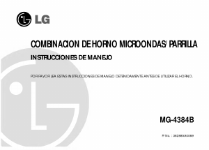 Manual de uso LG MG-4384B Microondas