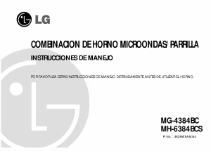 Manual de uso LG MG-4384BC Microondas