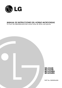 Manual de uso LG MG-4334BR Microondas