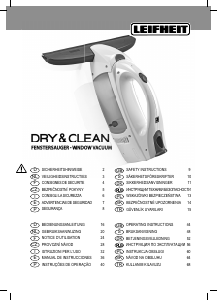 Manual de uso Leifheit 51000 Dry & Clean Limpiacristales