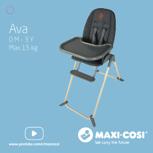 Manual Maxi-Cosi Ava Cadeira alta para bebé