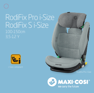 Kullanım kılavuzu Maxi-Cosi RodiFix Pro i-Size Oto koltuğu