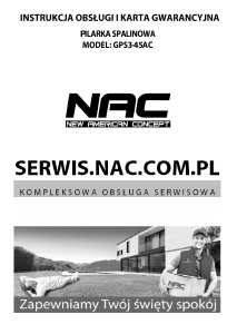 Instrukcja NAC GPS3-45AC Piła łańcuchowa