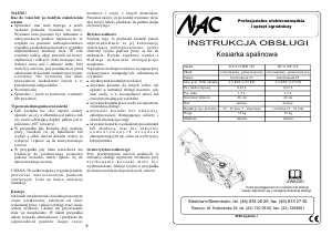 Instrukcja NAC HUA18SPR350 Kosiarka