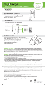 Handleiding myCharge AMP67K AmpProng+ Mobiele oplader