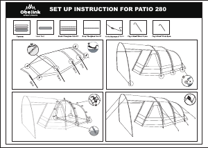 Manual Obelink Patio 280 Tent