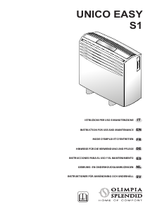 Manual Olimpia Splendid Unico Easy S1 Air Conditioner