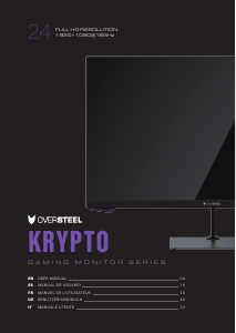 Manuale Oversteel KR24VF16K Krypto Monitor LED