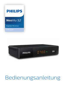 Bedienungsanleitung Philips DSR4022 NeoViu S2 Digital-receiver