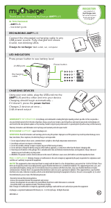 Manual myCharge AMU44GG AmpPlus Portable Charger