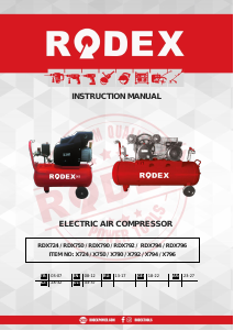 Kullanım kılavuzu Rodex RDX796 Kompresör