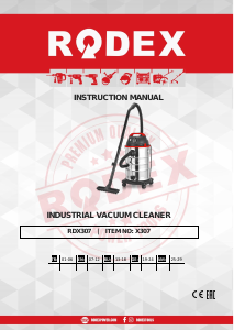 Manual Rodex RDX307 Vacuum Cleaner