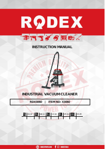 Manual Rodex RDX3060 Vacuum Cleaner