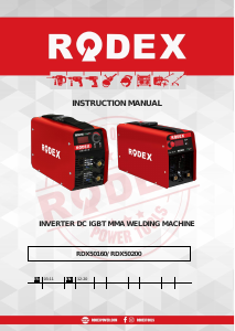 Kullanım kılavuzu Rodex RDX50200 Kaynak makinesi