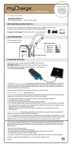 Manual myCharge AVC33B AdventureMini Portable Charger