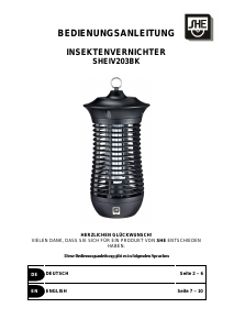 Manual SHE SHEIV203BK Pest Repeller