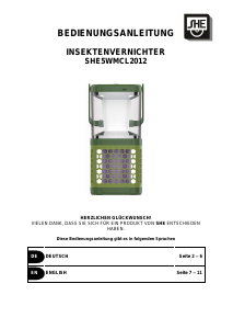 Manual SHE SHE5WMCL2012 Pest Repeller