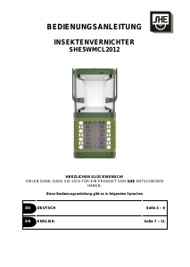 Bedienungsanleitung SHE SHE5WMCL2012 Ungeziefer-abwehr