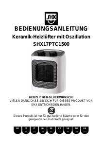 Manual SHX SHX17PTC1500 Heater