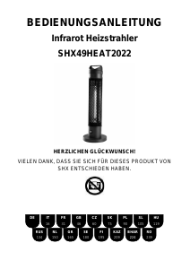 Manuale SHX SHX49HEAT2022 Termoventilatore