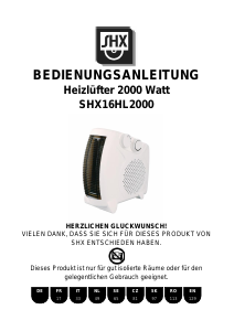 Bedienungsanleitung SHX SHX16HL2000 Heizgerät