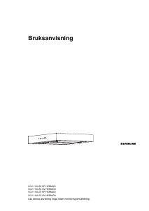 Bruksanvisning Silverline SCV 1160-50 RF HERMOD Köksfläkt