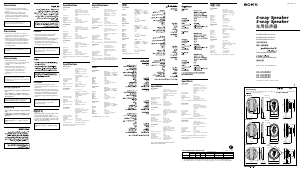 Manual de uso Sony XS-GT6938X Altavoz para coche