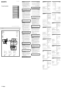 Manual Sony XS-N6950 Coluna auto