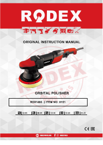 Handleiding Rodex RDX1485 Polijstmachine