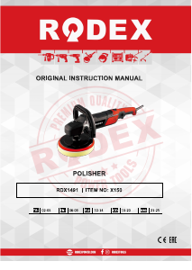 Handleiding Rodex RDX1491 Polijstmachine