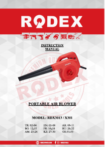 Mode d’emploi Rodex RDX3013 Souffleur