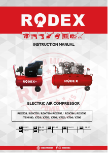 Manual Rodex RDX790 Compressor