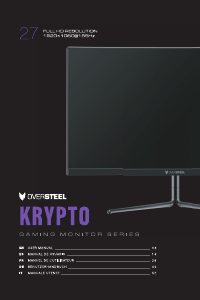 Manual Oversteel KR27VF16K Krypto LED Monitor