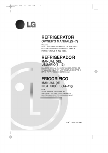 Manual LG GR-051SBF Refrigerator