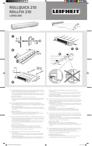 说明书 Leifheit Rollfix 210 晾衣架