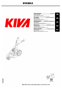 Manual KIVA MINIMAX Corta-relvas