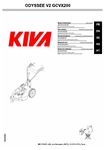 Manual de uso KIVA ODYSSEE Cortacésped