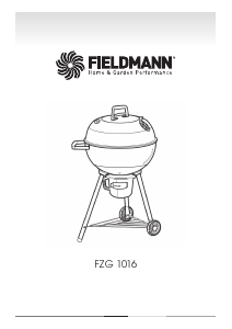 Mode d’emploi Fieldmann FZG 1016 Barbecue