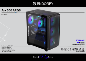 Manuál Endorfy EY2A011 Arx 500 ARGB PC Skřín