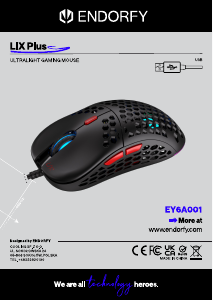 Mode d’emploi Endorfy EY6A001 LIX Plus Souris