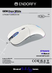 説明書 Endorfy EY6A012 GEM Onyx マウス