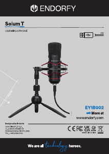 Rokasgrāmata Endorfy EY1B002 Solum T Mikrofons