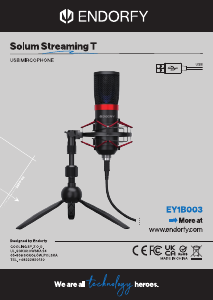 Instrukcja Endorfy EY1B003 Solum Streaming T Mikrofon