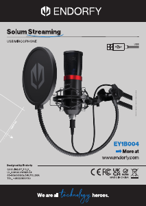 Bruksanvisning Endorfy EY1B004 Solum Streaming Mikrofon