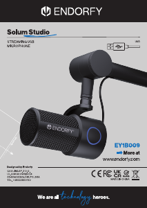 説明書 Endorfy EY1B009 Solum Studio マイクロフォン