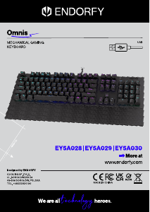 Brugsanvisning Endorfy EY5A028 Omnis Tastatur