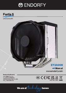 说明书 Endorfy EY3A008 Fortis 5 CPU散热器