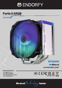 Manuál Endorfy EY3A010 Fortis 5 ARGB Chladič CPU