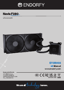 Kasutusjuhend Endorfy EY3B002 Navis F280 CPU-jahuti