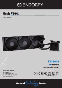 Bruksanvisning Endorfy EY3B003 Navis F360 CPU kylare